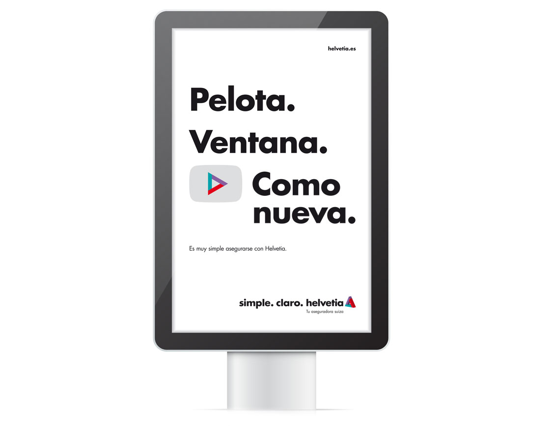 Helvetia Seguros - Mupi - Monkey Creative